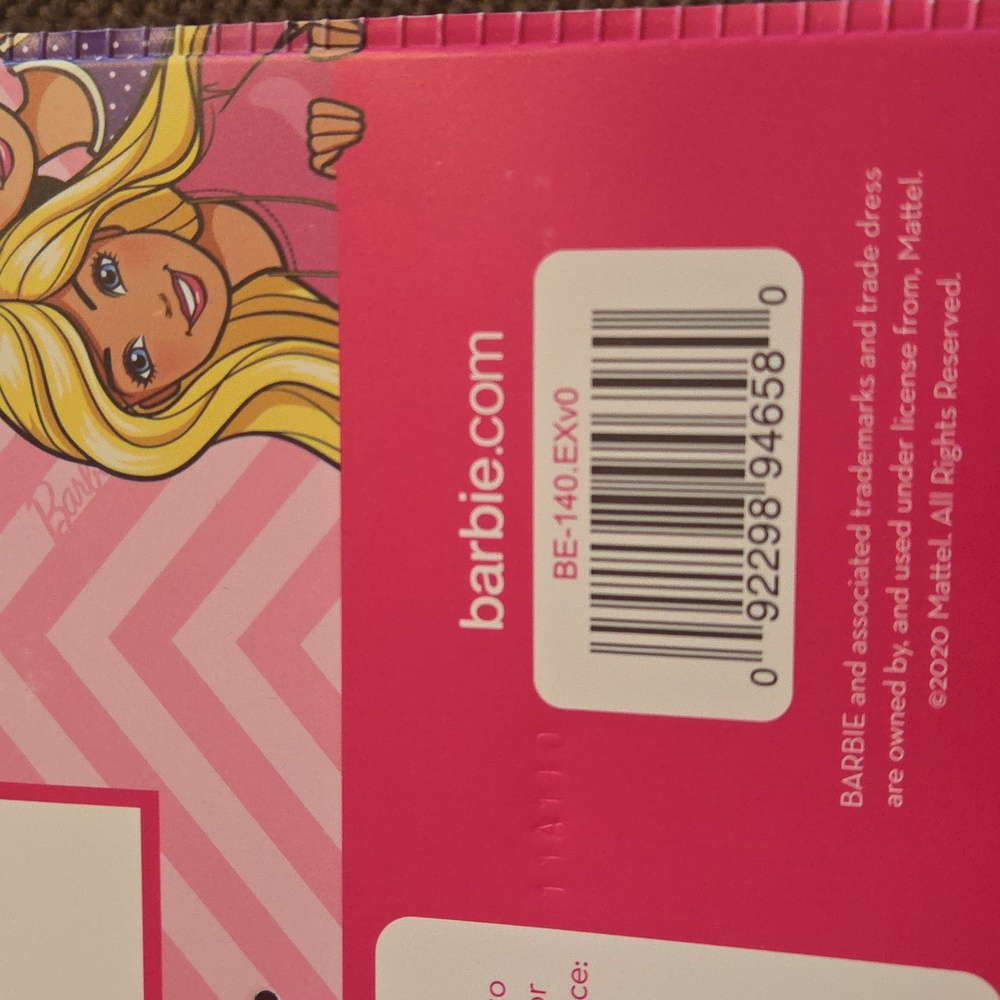 Barbie Pink and White Kids Wired Headphones NIB - Picture 8 of 9